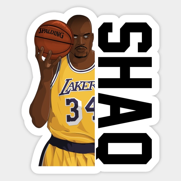 Shaq Sticker by Sgt_Ringo